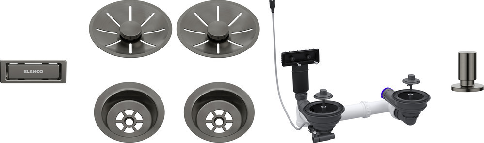 BLANCO Colour Unit Armatur für zwei Becken mit Zugbedienung 3 BLANCO Colour Unit Armatur für zwei Becken mit Zugbedienung – Bild 3