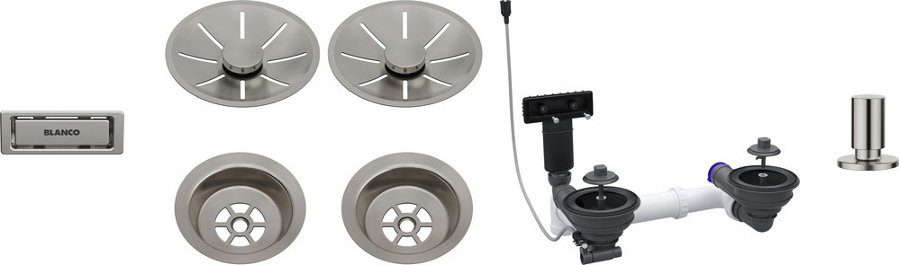 BLANCO Colour Unit Armatur für zwei Becken mit Zugbedienung 4 BLANCO Colour Unit Armatur für zwei Becken mit Zugbedienung – Bild 4