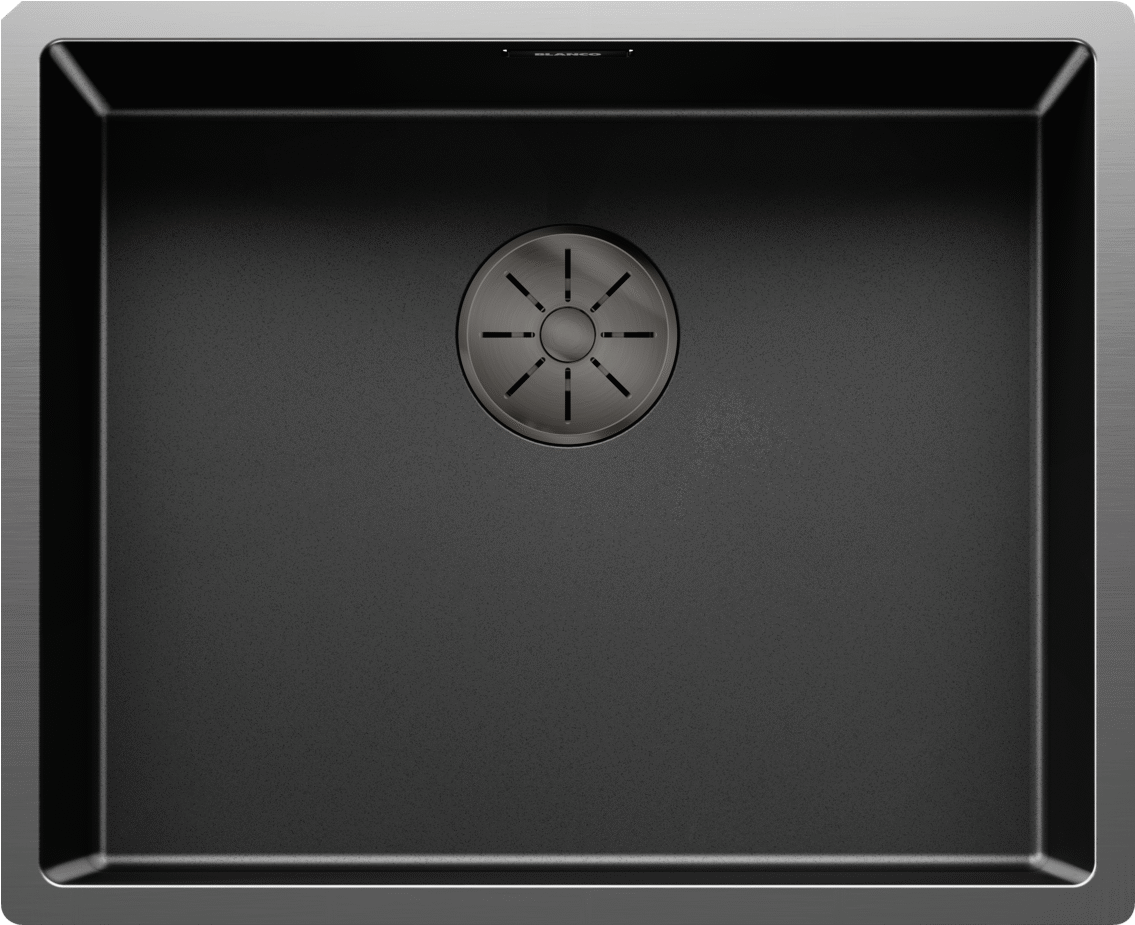 BLANCO CLARON 500-U Dark Steel 1 BLANCO CLARON 500-U Dark Steel