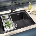 BLANCO SUBLINE 340/160-U CU - felsgrau, Becken rechts 17 29257 3