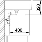 BLANCO Panor 60 - mit zwei Bohrungen 5 30807 2