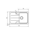 TEKA SIMPLA 45 S-TG Grau Metallic 4 32969 2