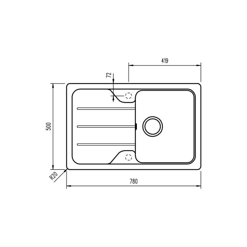 TEKA SIMPLA 45 S-TG Grau Metallic 2 TEKA SIMPLA 45 S-TG Grau Metallic – Bild 2