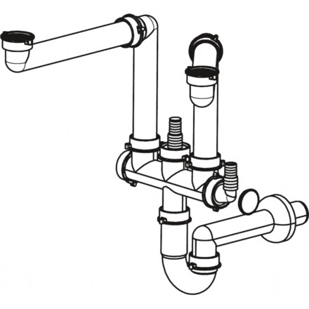 Franke F3L- Raumsparsiphon NEW
