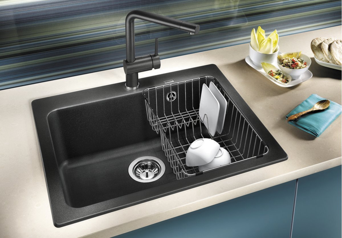 BLANCO SUBLINE 340/160-U CU - felsgrau, Becken rechts – Bild 2